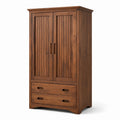 Armoire en bois de noyer à double porte 180 cm x 90 cm x 55 cm